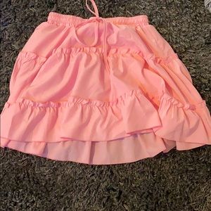 pink skirt